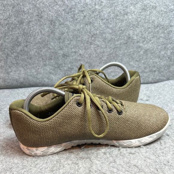 NOBULL Mesh Trainer Mens Olive Green Training Shoes Low Top Sneakers Size 9.5